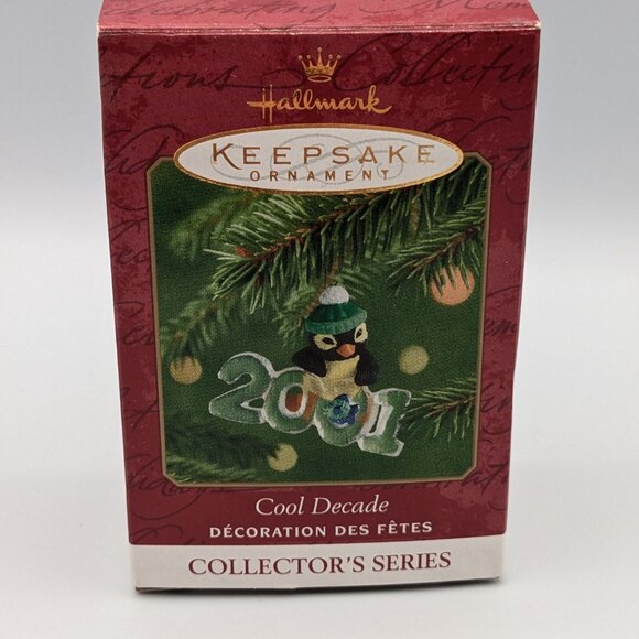 Hallmark Keepsake Cool Decade 2001, 2nd in Cool Decade Series, Penguin Ornament - Picture 8 of 11